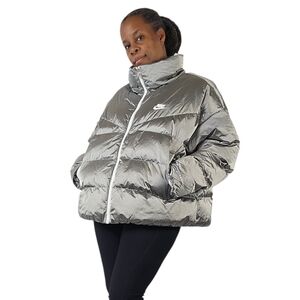 Nike Therma-FIT City Series Shine Puffer Grey/Haze White Jacket